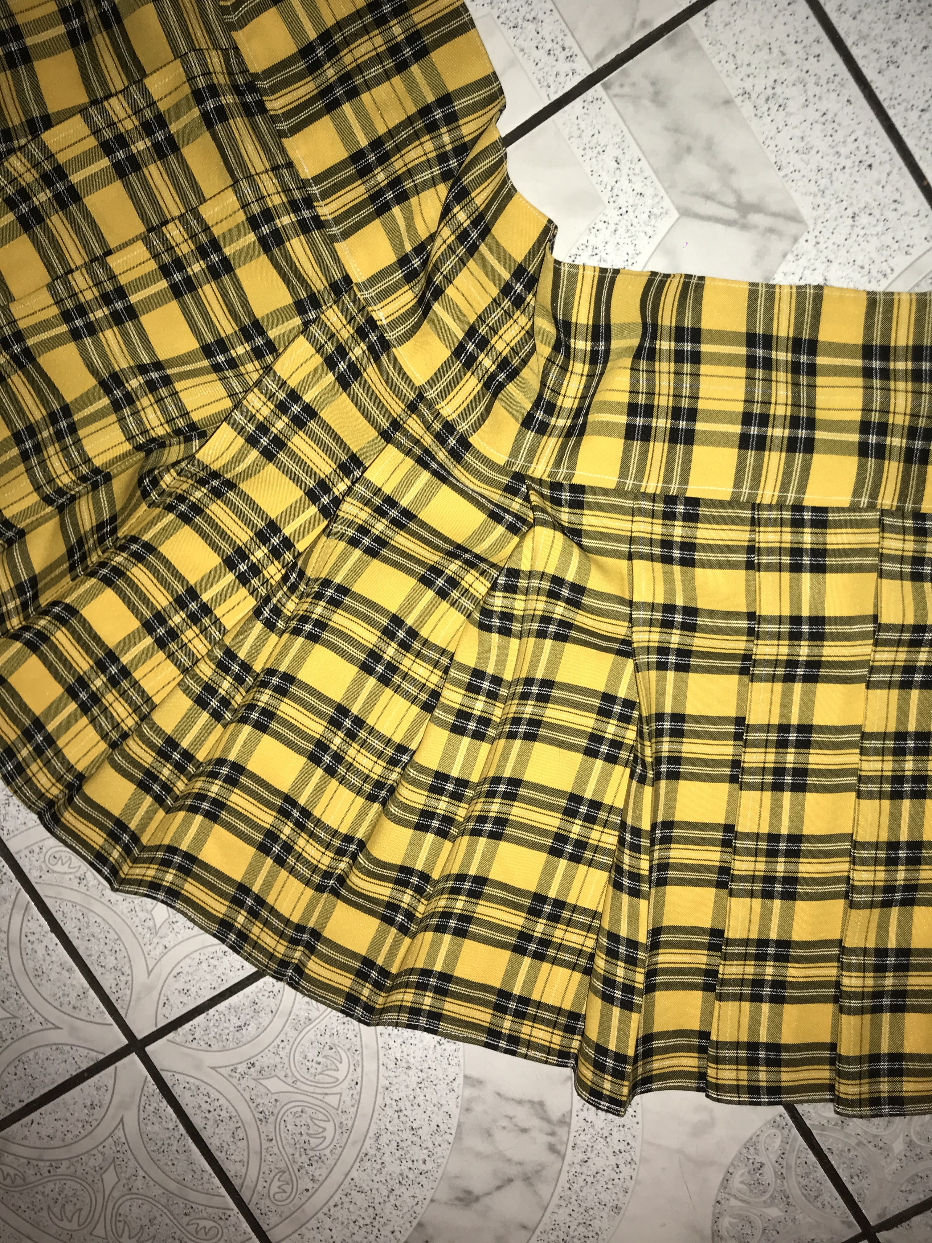 yellow plaid skirt clueless