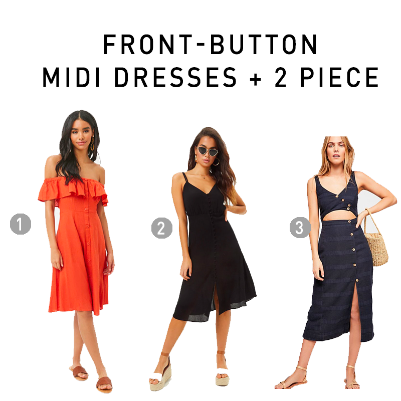 button-up dresses and sets 